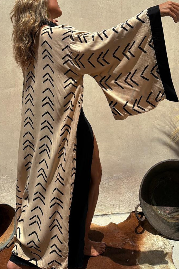 Paro Long Sleeve Simple Robe