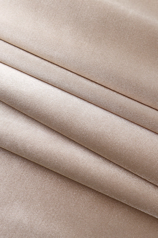 V-Neck Backless Satin Slip Maxi Dress