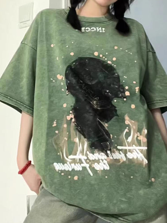Vintage Oversized Short Sleeve Tee