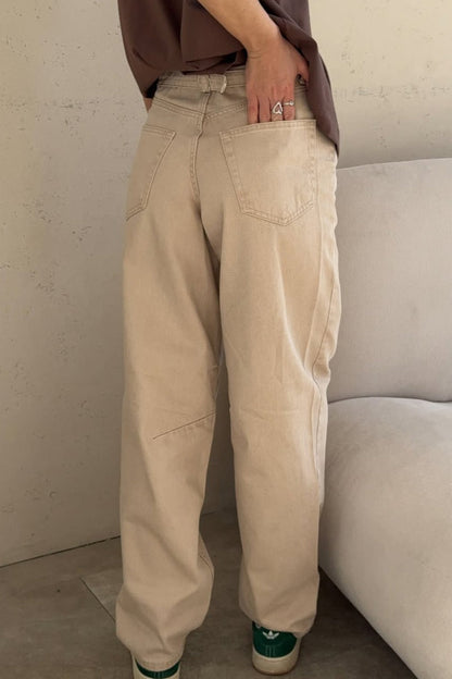 Vintage High-Waist Straight-Leg Jeans