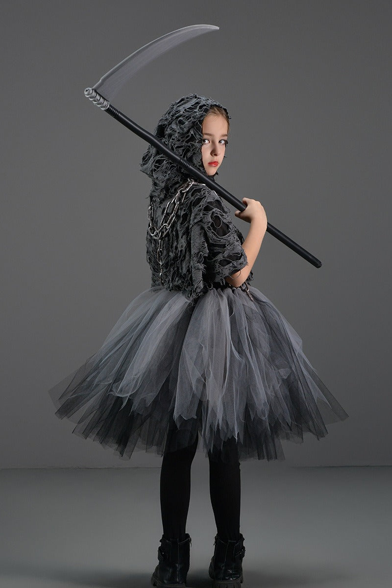 Dark Reaper Tutu Kid Halloween Costume