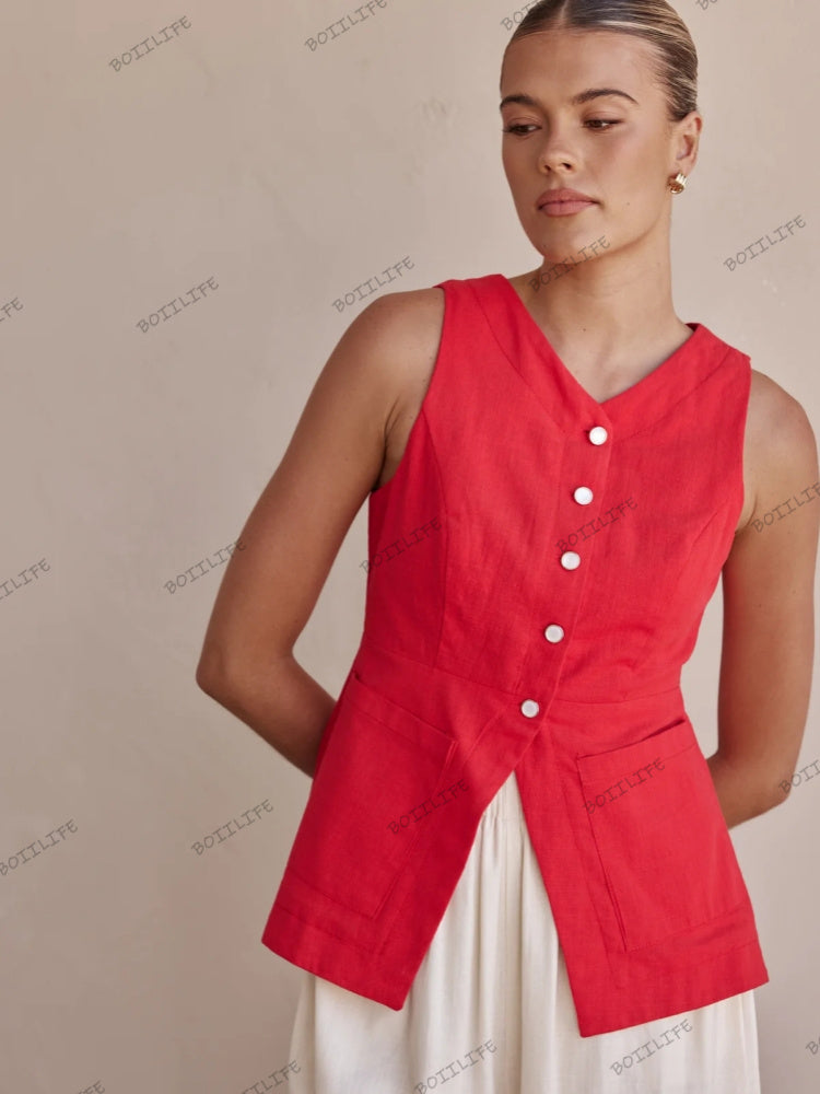 Fashionable Vest Tank Top