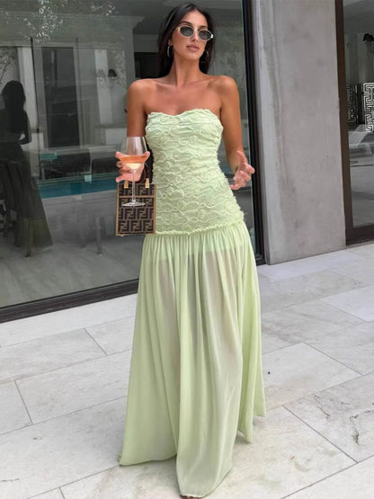 Rosette Cami & Skirt 2-in-1 Maxi Set