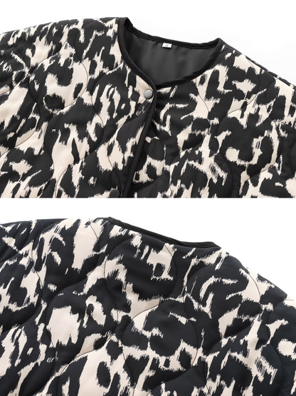 Forever Abstract Print Jacket