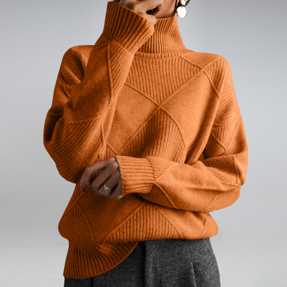 | Women's Winter Turtleneck Knit Sweater
