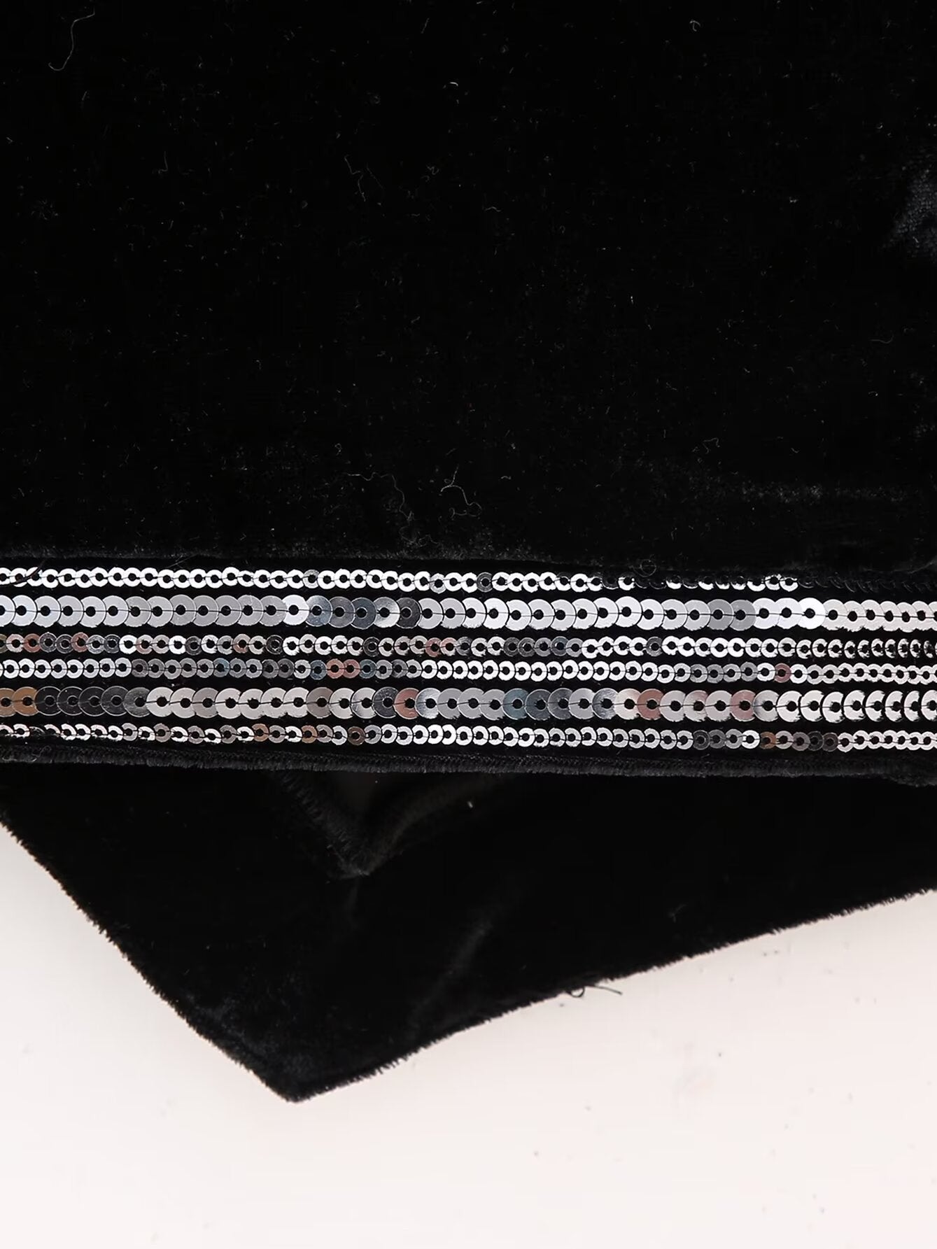 Tassel Fringe Velvet Waist Coat Vest Mini Skirt Set