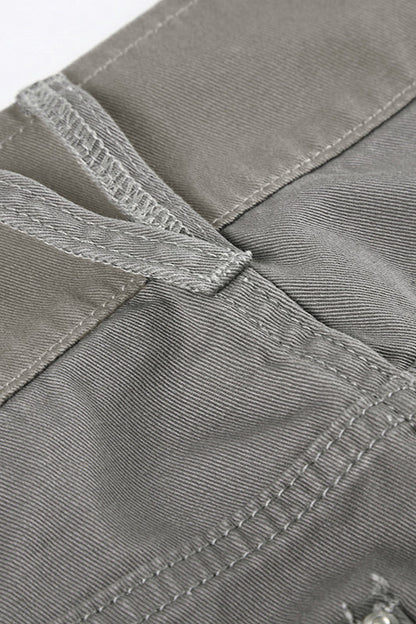 Vintage Gray Loose-Fit Cargo Pant