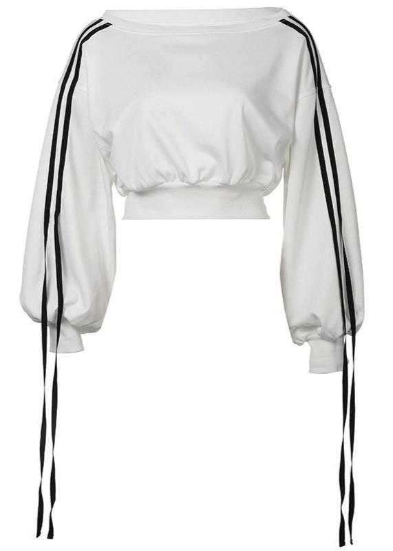 Ribbon Detail Loose Fit Sports Set