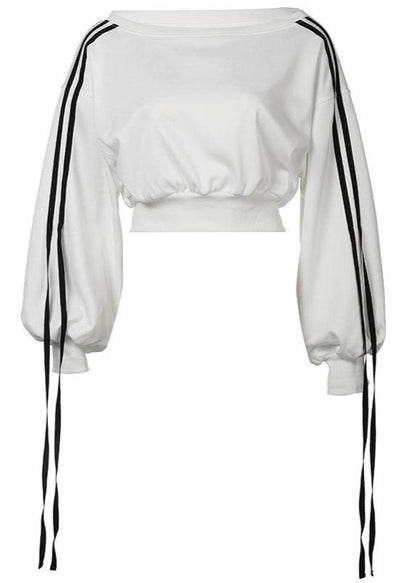 Ribbon Detail Loose Fit Sports Set