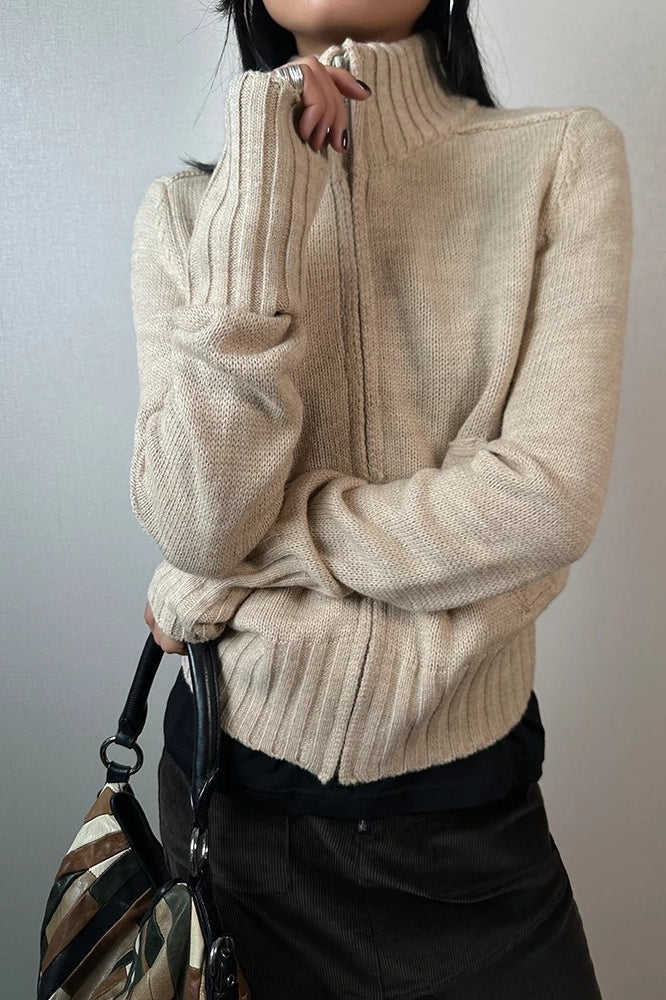 Thick Turtleneck Knit Sweater
