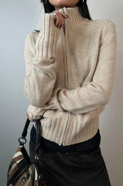 Thick Turtleneck Knit Sweater