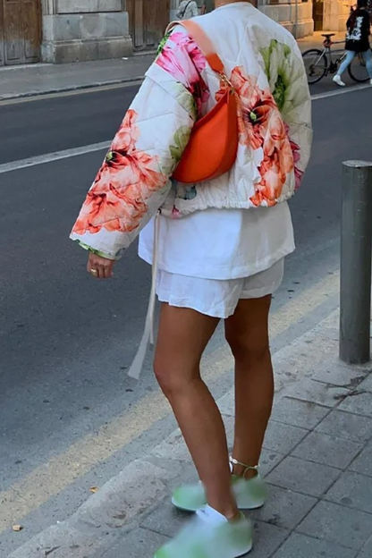Printed Long-sleeved Jacket