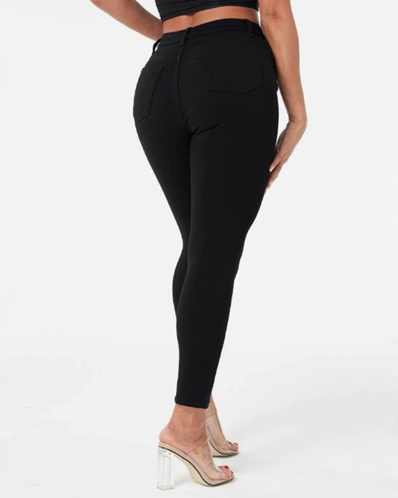 Black Slim-Fit Jeans