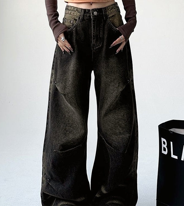 Hip Pop Distressed High Rise Boyfriend Jeans