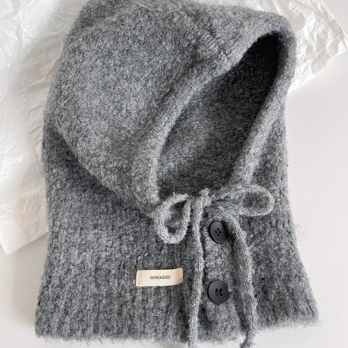 Vintage Balaclava Knit Neck Warmer Hat