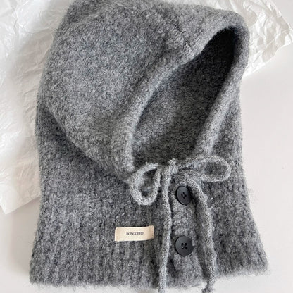 Vintage Balaclava Knit Neck Warmer Hat