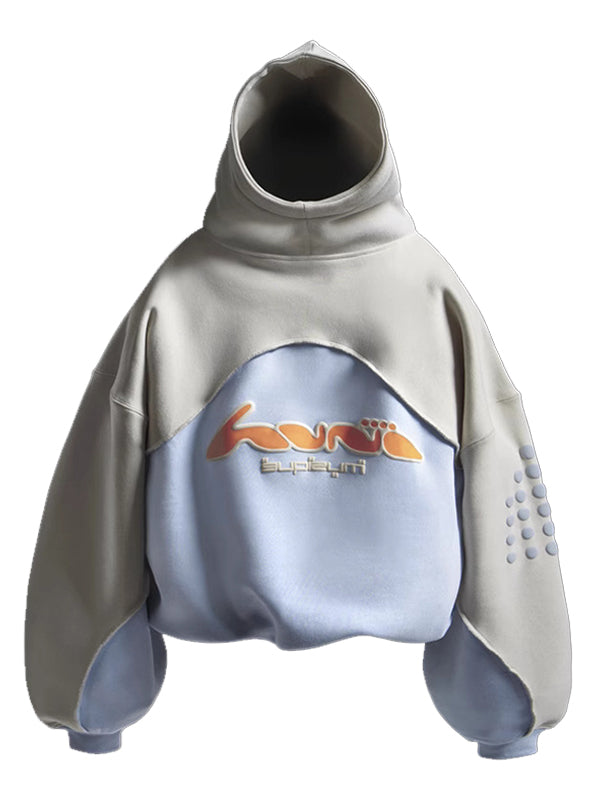 Trendy Casual Multicolored Printed Hoodie