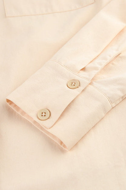 Asymmetric Color Block Blouse