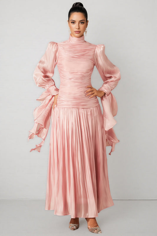 Vlada Puff Sleeve Ruched Bodice Maxi Dress