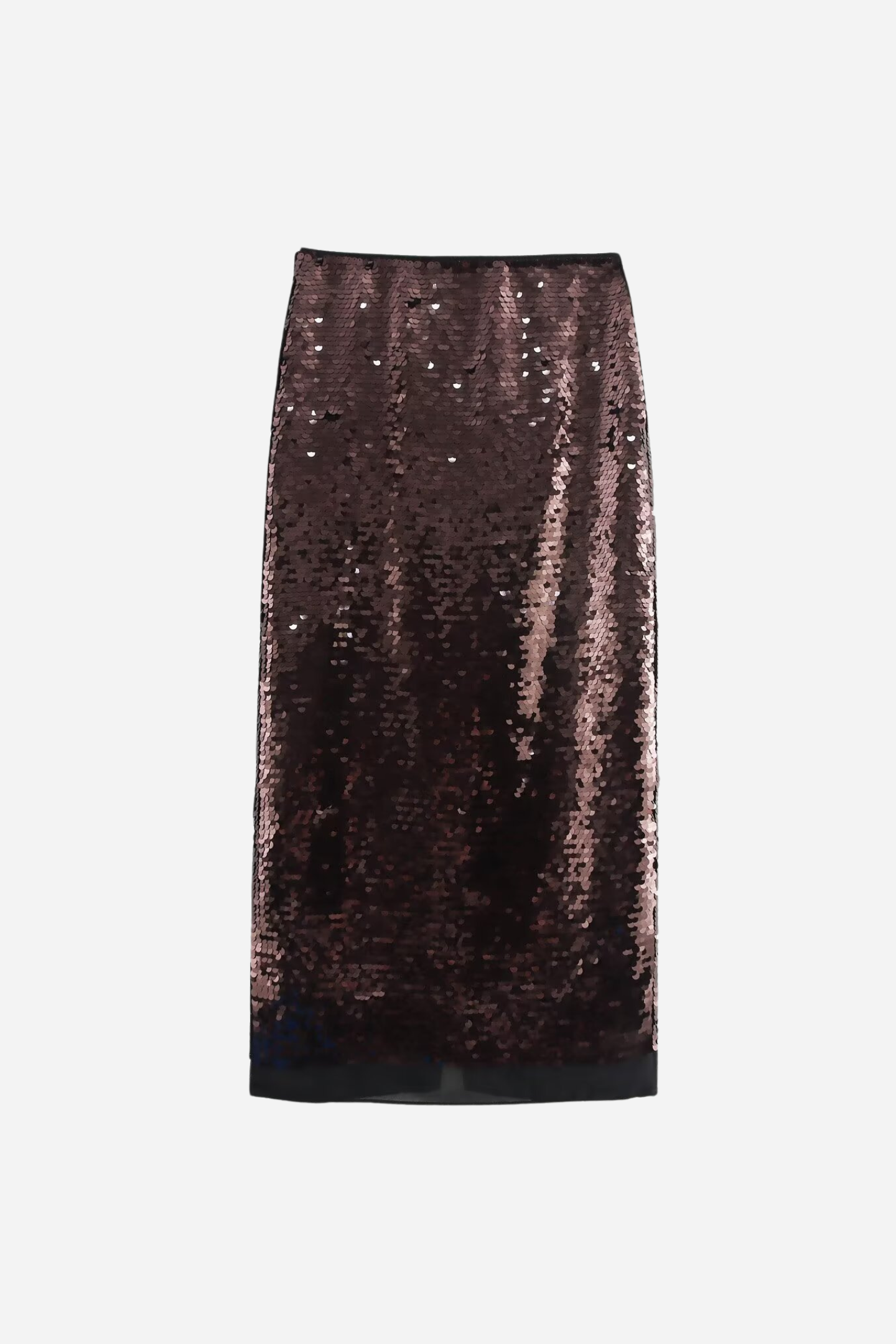 Dale Sequins Chiffon Pencil Skirt