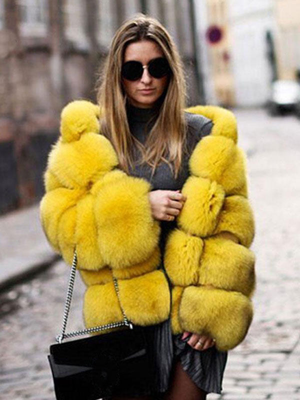 Faux Fur Coat With Hood Warm Winter 2026 Short Plush Eco-friendly Fur Coat For Women