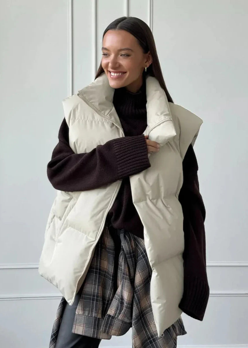 Padded Cotton Vest - European and American Fall/Winter Style