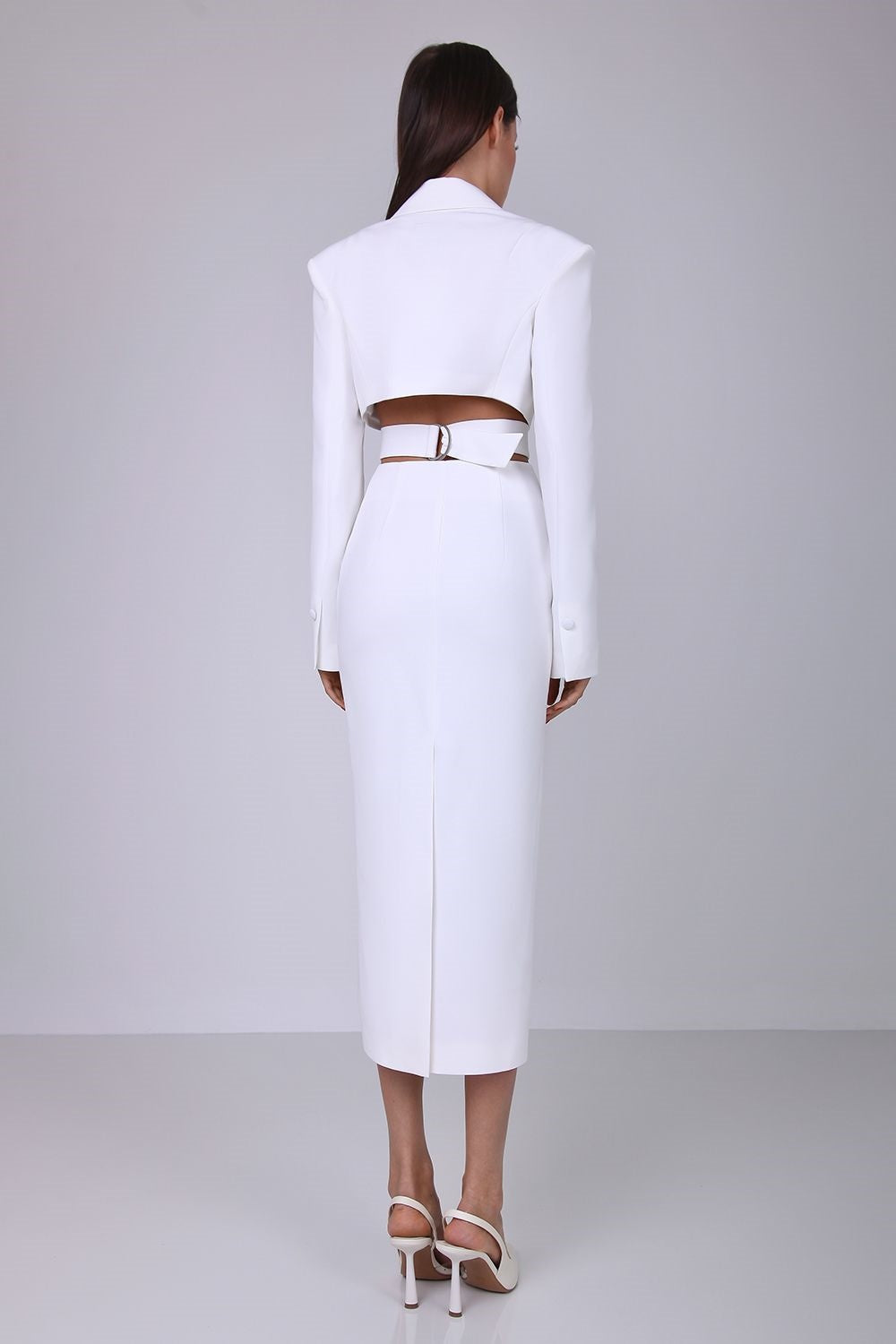 Antonia Cut Out Blazer Midi Dress