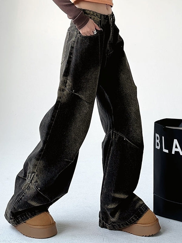 Hip Pop Distressed High Rise Boyfriend Jeans