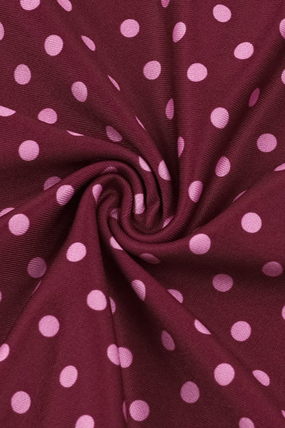 Sexy Backless Polka Dot Cami Maxi Dress