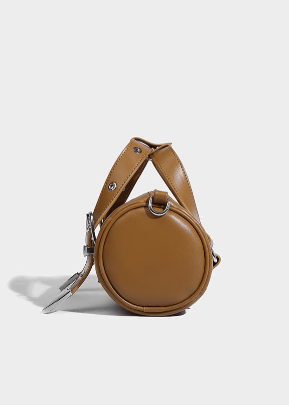 Compact Barrel Crossbody Bag