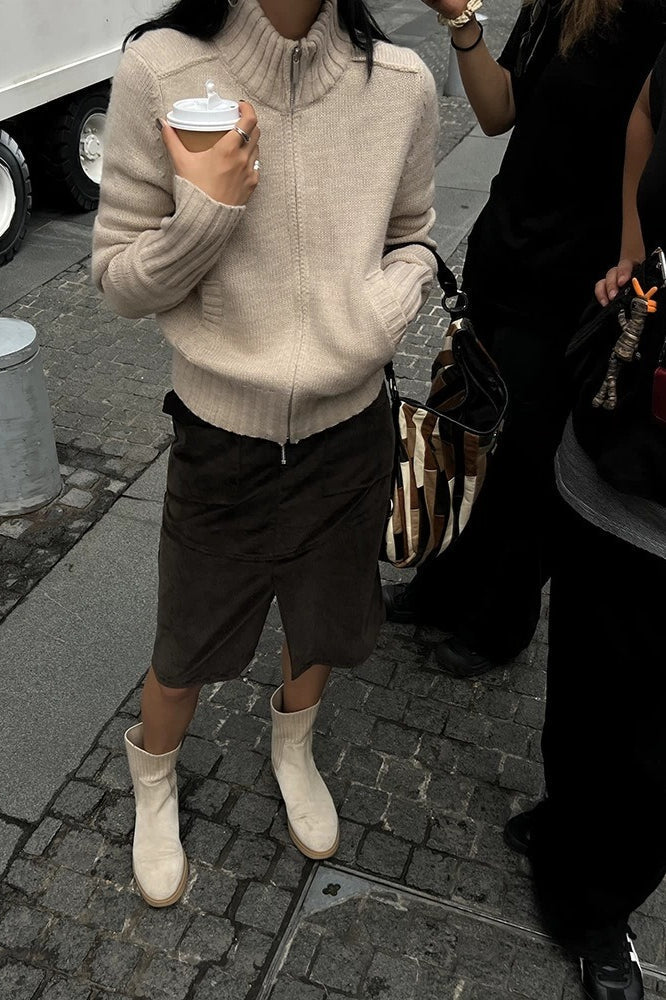 Thick Turtleneck Knit Sweater