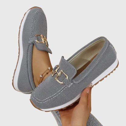 The Susana — Comfort Loafers with Gold Detail