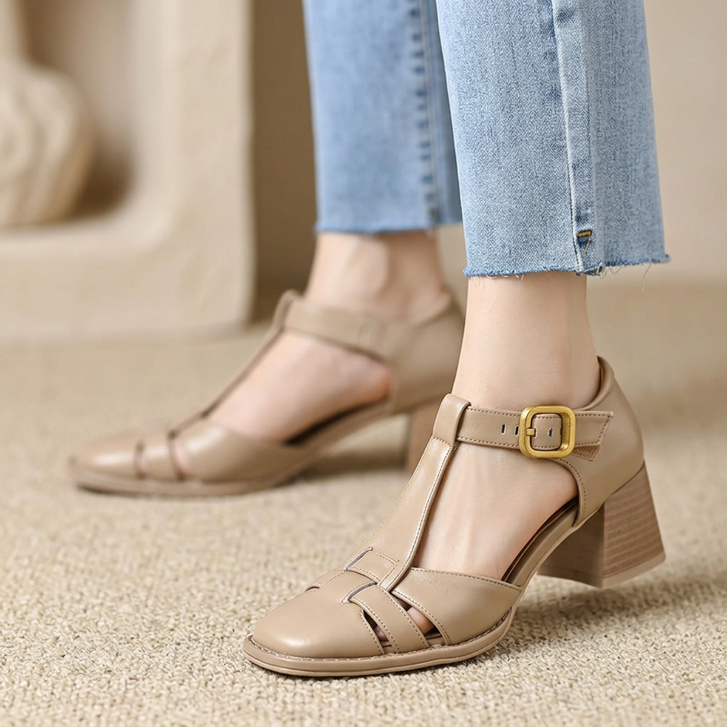 Women's Chiko Mikhaila Square Toe Block Heels – Elegant Comfortable Footwear