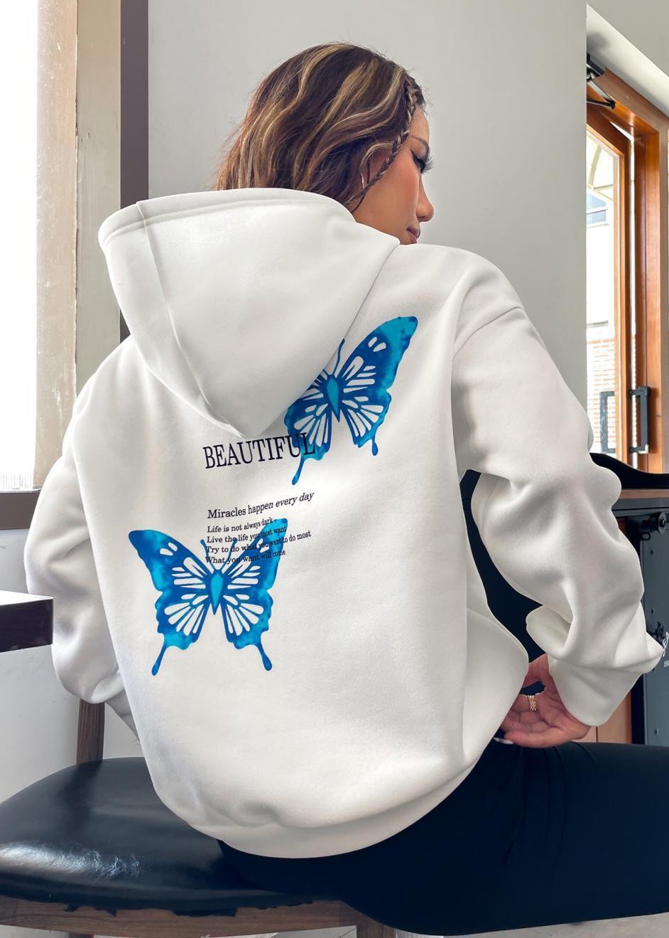 Butterfly Dream Graphic Hoodie