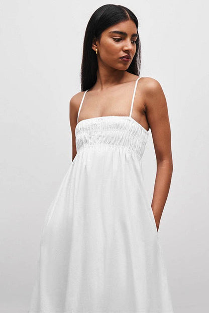 Summer Silhouette Backless Dress