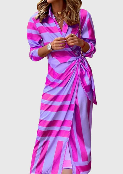 | Wrap Dress in Print