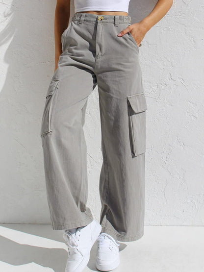Straight-leg Denim Jeans