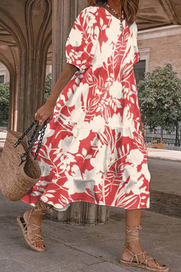 Women's Fashion Long Sleeve Loose Dress