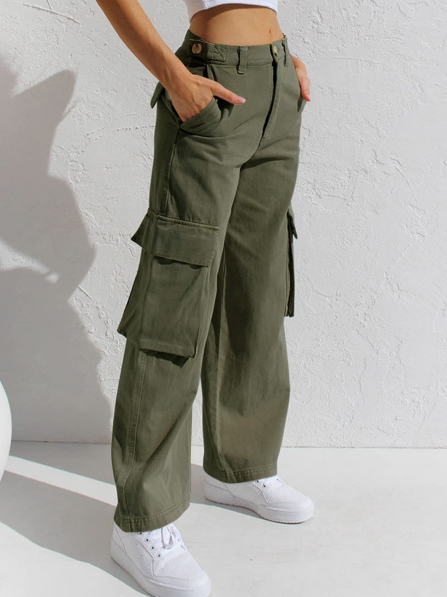 Straight-leg Denim Jeans