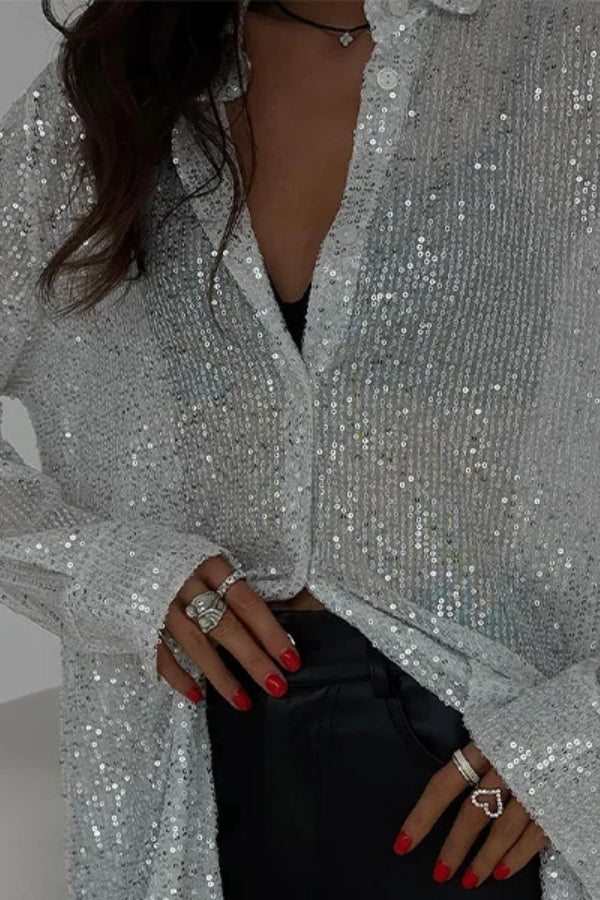 Fashion Personality Bead Shirt