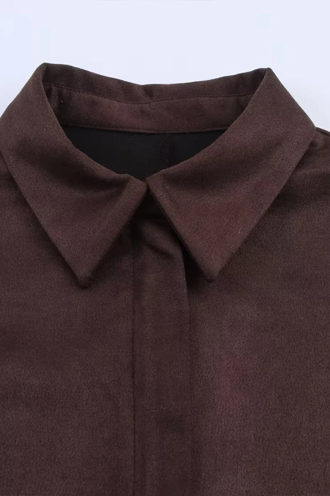 Lapel Casual Long Sleeve Jacket