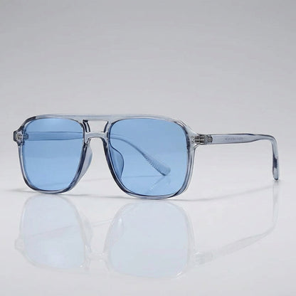 Oversized Retro Square Aviator Style Sunglasses – Chic UV Protection Eyewear