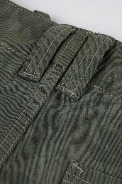 Vintage Camo Wide-Leg Cargo Pant