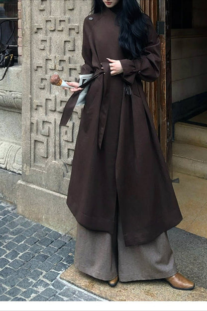 Autumn Women's Lightweight Long Overcoat