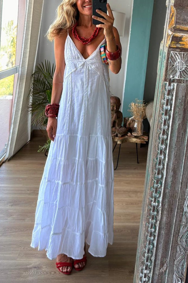 Sicily White Resort Dress