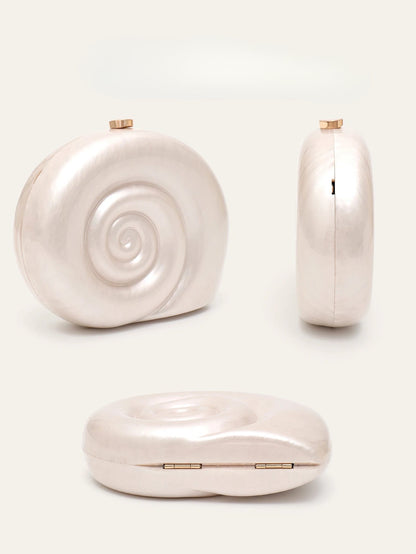 Chic Snail Shaped Acrylic Clutch Bag Evening Party Bag