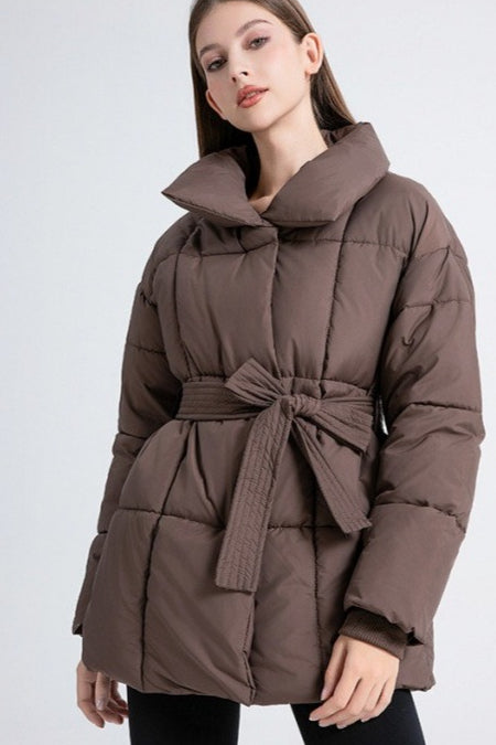 Longline Design Puffer Jacket
