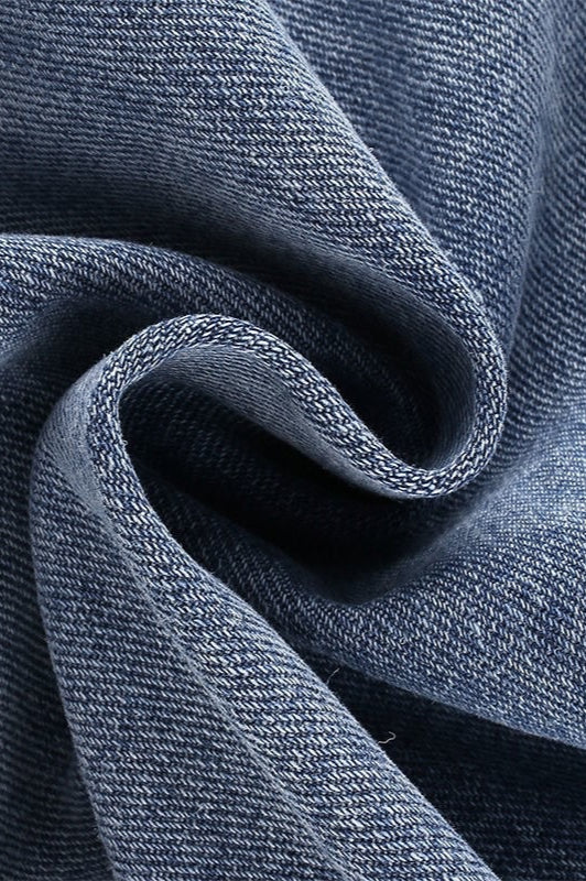 Slim Fit High Waist Straight Jean