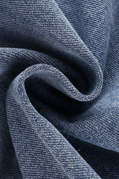 Slim Fit High Waist Straight Jean