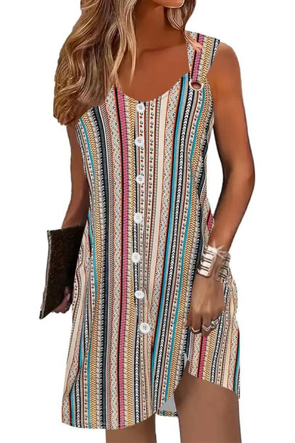 Women's Summer Vacation Sleeveless Dress